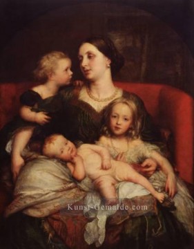  Kinder Kunst - Frau George Augustus Frederick Cavendish Bentinck und ihre Kinder symbolist George Frederic Watts
